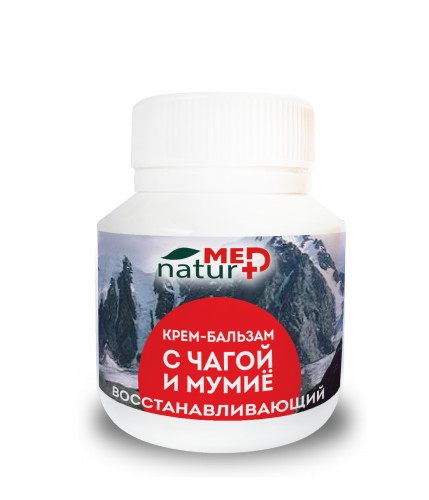 Крем-бальзам "Восстанавливающий" с чагой и мумиё