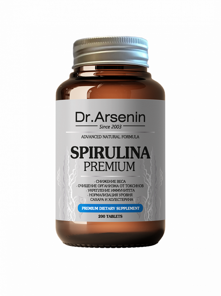 Биологически активная добавка к пище SPIRULINA PREMIUM 200 таблеток